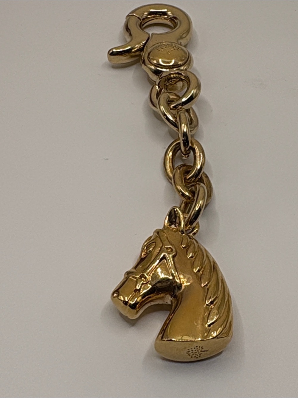 Mulberry Gold Horse Head bag Charm